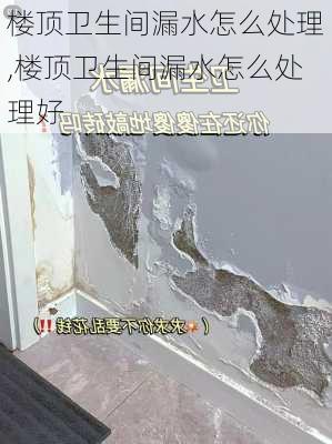 楼顶卫生间漏水怎么处理,楼顶卫生间漏水怎么处理好