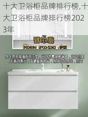 十大卫浴柜品牌排行榜,十大卫浴柜品牌排行榜2023年