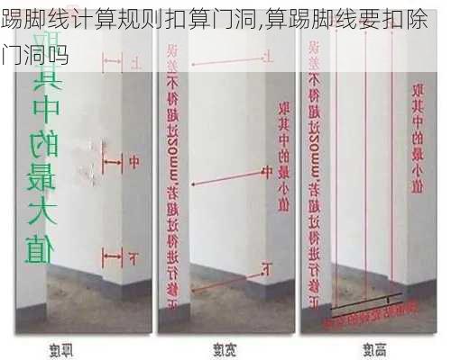 踢脚线计算规则扣算门洞,算踢脚线要扣除门洞吗