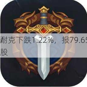 耐克下跌1.22%，报79.65
/股