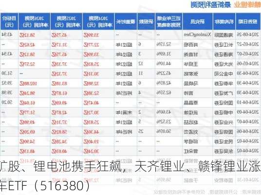 传闻停产！锂矿股、锂电池携手狂飙，天齐锂业、赣锋锂业涨停！智能电动车ETF（516380）
劲涨2.43%