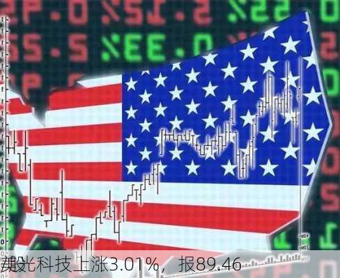 美光科技上涨3.01%，报89.46
/股