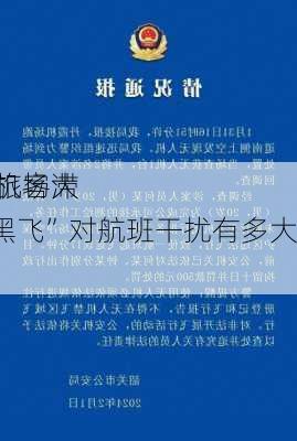 
致天津机场大
延误、旅客滞留，“黑飞”对航班干扰有多大？