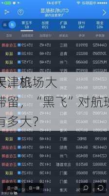 
致天津机场大
延误、旅客滞留，“黑飞”对航班干扰有多大？