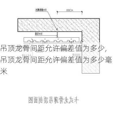 吊顶龙骨间距允许偏差值为多少,吊顶龙骨间距允许偏差值为多少毫米