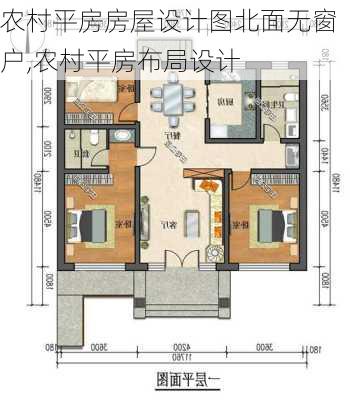 农村平房房屋设计图北面无窗户,农村平房布局设计