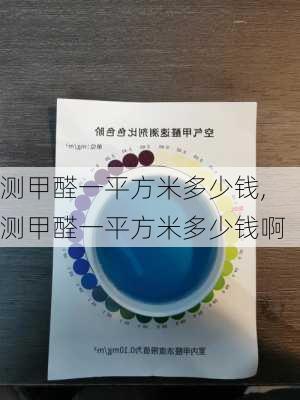 测甲醛一平方米多少钱,测甲醛一平方米多少钱啊