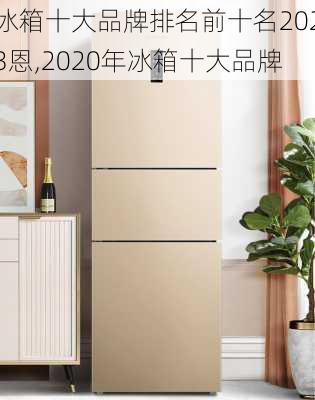 冰箱十大品牌排名前十名2023恩,2020年冰箱十大品牌