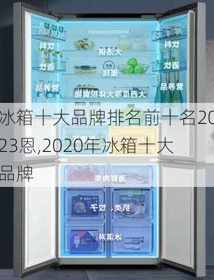 冰箱十大品牌排名前十名2023恩,2020年冰箱十大品牌