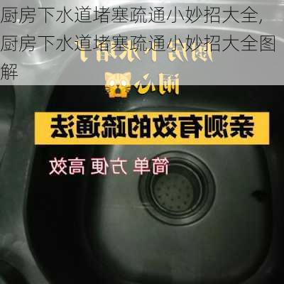 厨房下水道堵塞疏通小妙招大全,厨房下水道堵塞疏通小妙招大全图解