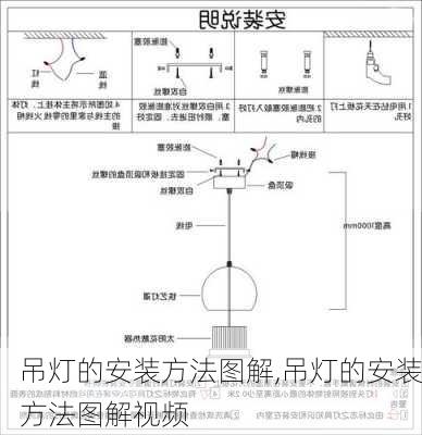 吊灯的安装方法图解,吊灯的安装方法图解视频