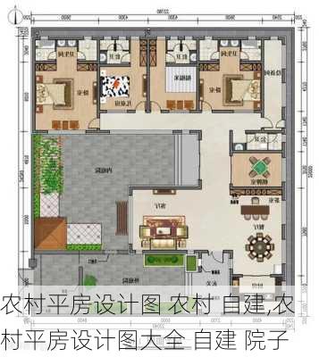 农村平房设计图 农村 自建,农村平房设计图大全 自建 院子