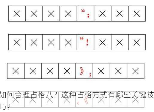 如何合理占格八？这种占格方式有哪些关键技巧？