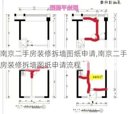 南京二手房装修拆墙图纸申请,南京二手房装修拆墙图纸申请流程