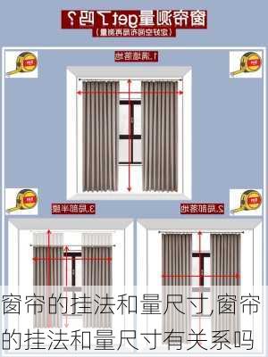 窗帘的挂法和量尺寸,窗帘的挂法和量尺寸有关系吗