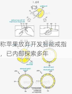 
称苹果放弃开发智能戒指，已内部探索多年