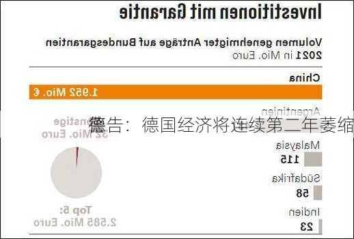 德
警告：德国经济将连续第二年萎缩