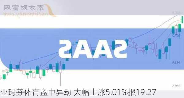 亚玛芬体育盘中异动 大幅上涨5.01%报19.27
