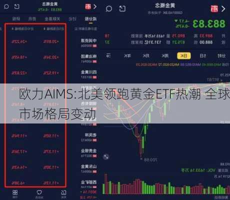 欧力AIMS:北美领跑黄金ETF热潮 全球市场格局变动