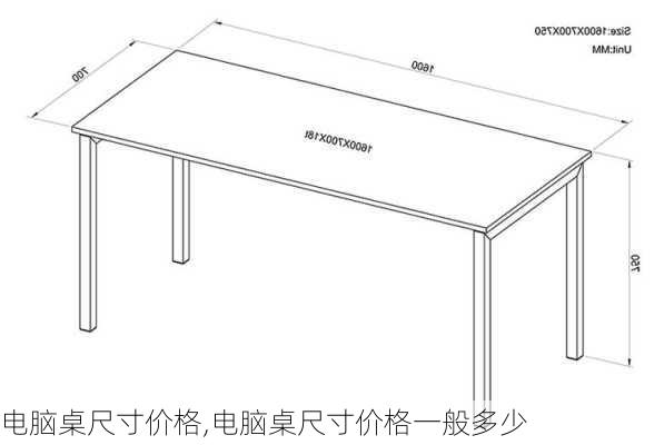 电脑桌尺寸价格,电脑桌尺寸价格一般多少
