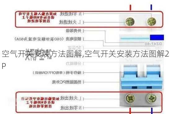 空气开关安装方法图解,空气开关安装方法图解2P