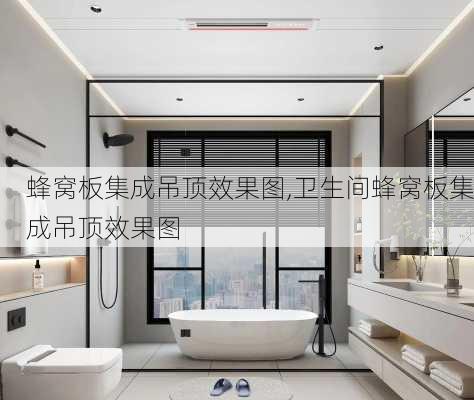 蜂窝板集成吊顶效果图,卫生间蜂窝板集成吊顶效果图