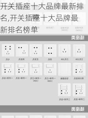 开关插座十大品牌最新排名,开关插座十大品牌最新排名榜单