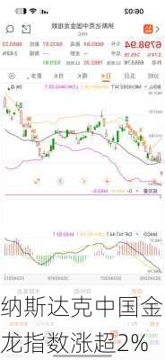 纳斯达克中国金龙指数涨超2%