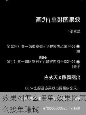 效果图怎么接单,效果图怎么接单赚钱