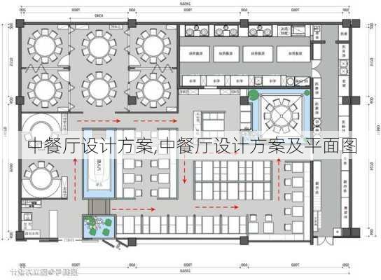 中餐厅设计方案,中餐厅设计方案及平面图