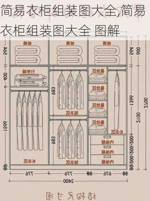 简易衣柜组装图大全,简易衣柜组装图大全 图解