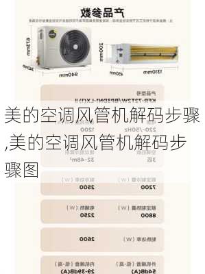 美的空调风管机解码步骤,美的空调风管机解码步骤图