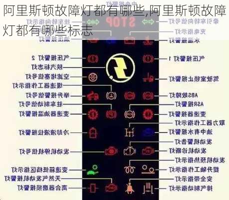 阿里斯顿故障灯都有哪些,阿里斯顿故障灯都有哪些标志