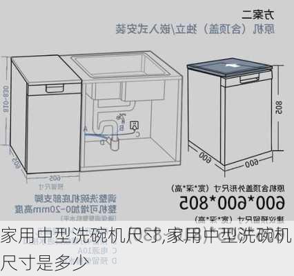 家用中型洗碗机尺寸,家用中型洗碗机尺寸是多少