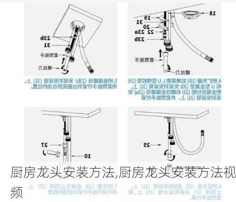 厨房龙头安装方法,厨房龙头安装方法视频