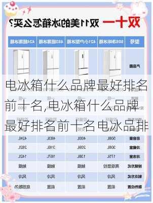 电冰箱什么品牌最好排名前十名,电冰箱什么品牌最好排名前十名电冰品排