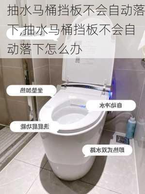 抽水马桶挡板不会自动落下,抽水马桶挡板不会自动落下怎么办