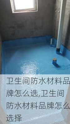 卫生间防水材料品牌怎么选,卫生间防水材料品牌怎么选择