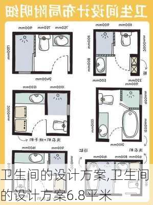 卫生间的设计方案,卫生间的设计方案6.8平米