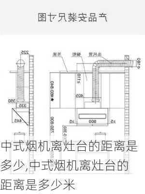 中式烟机离灶台的距离是多少,中式烟机离灶台的距离是多少米